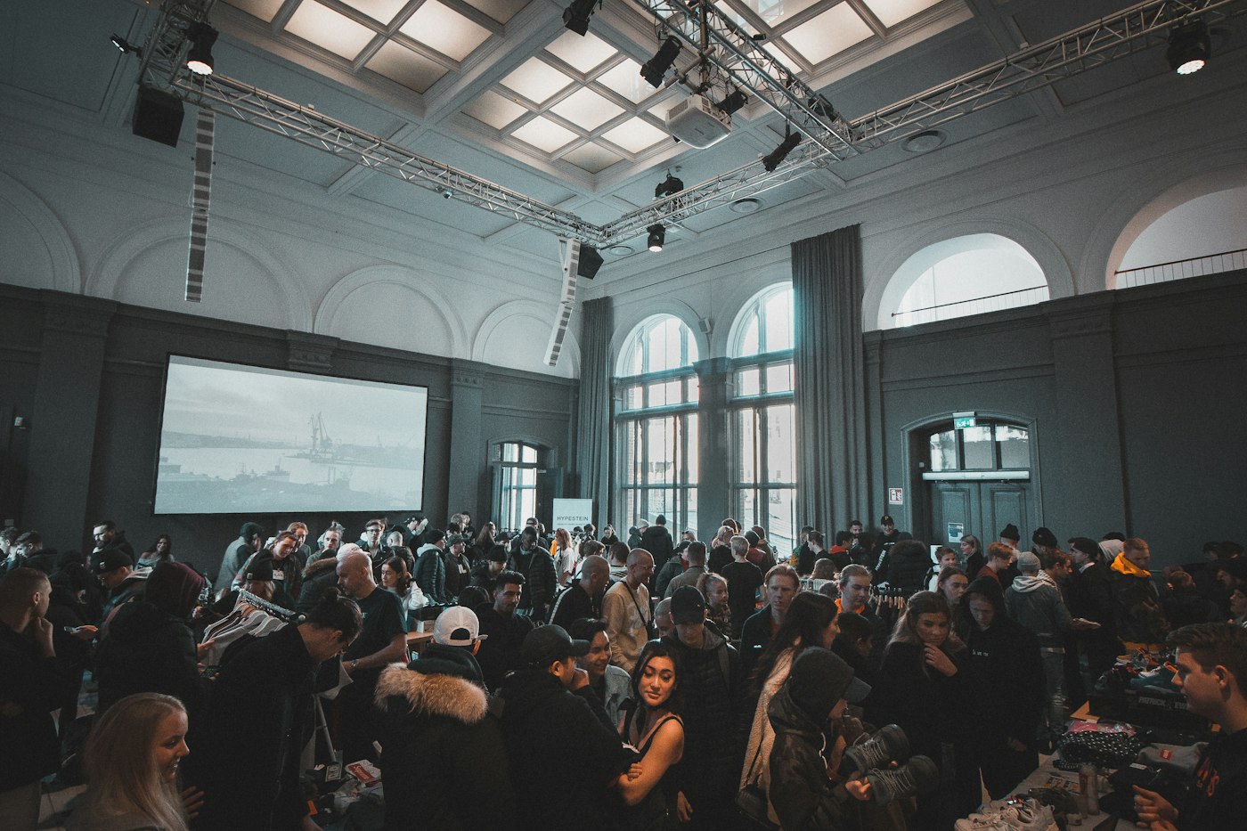 An audience at a corporate summit